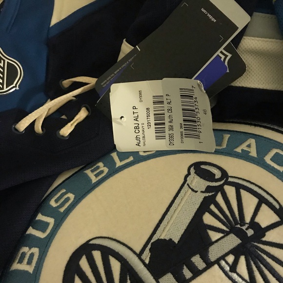 Columbus Blue Jackets adidas Atkinson Jersey - Picture 3 of 3